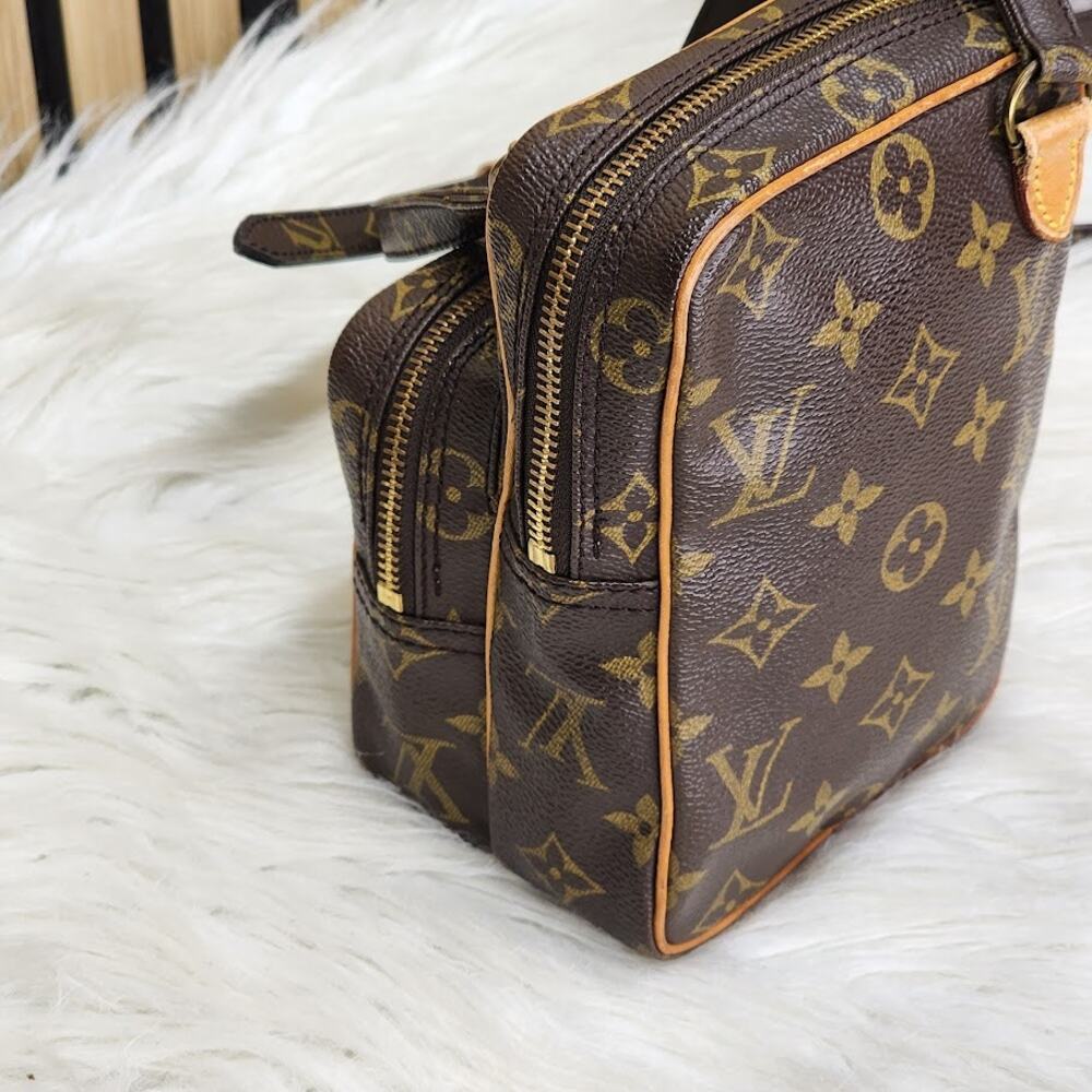 Authentic Louis Vuitton Monogram Mini Amazon Crossbody Bag Brown Vintage - Picture 8 of 16